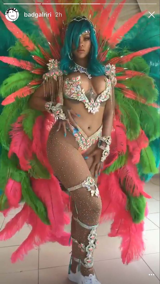 Rihanna Flaunts Curves In Dazzling Bikini For Barbados Annual Crop Over 