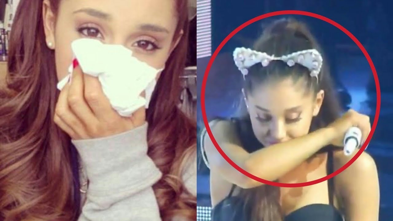 Ariana Grande being sick on Stage The Ultimate Source