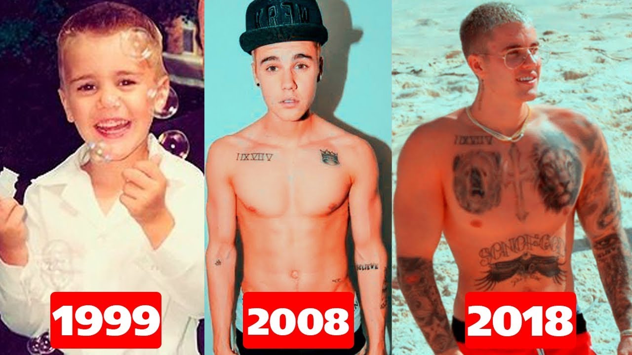 Justin Bieber Transformation from 1 to 24 Years Old The