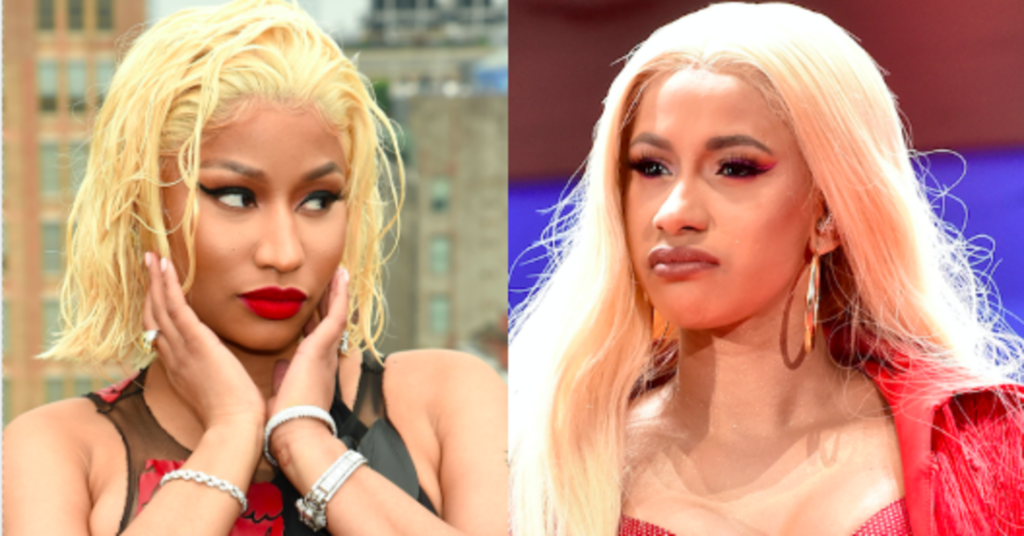 Fans are convinced Nicki Minaj has just taken another jab at rival Cardi B on new track