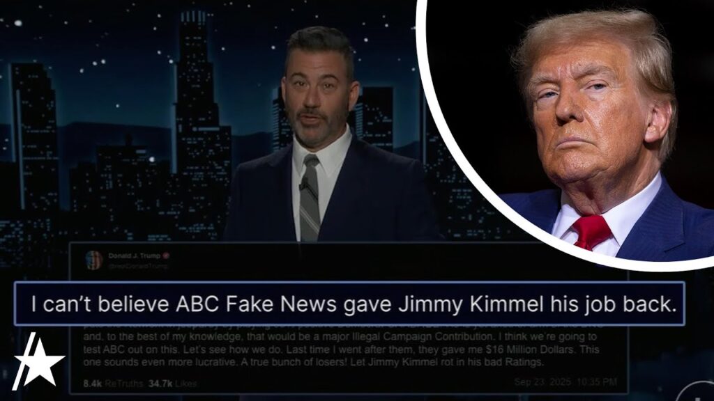 Jimmy Kimmel REACTS To Donald Trump’s Criticism Of Show Returning To TV