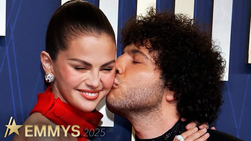 Selena Gomez & Benny Blanco PACK ON PDA During Red Carpet Debut At 2025 Emmys