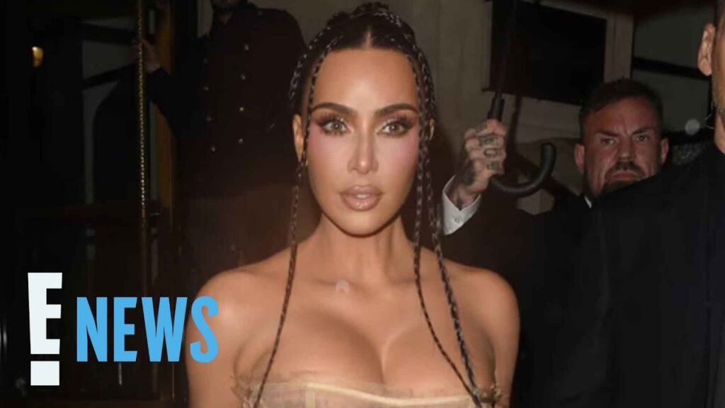 Kim Kardashian Wears Sheer Corset After 45th Birthday Party | E! News