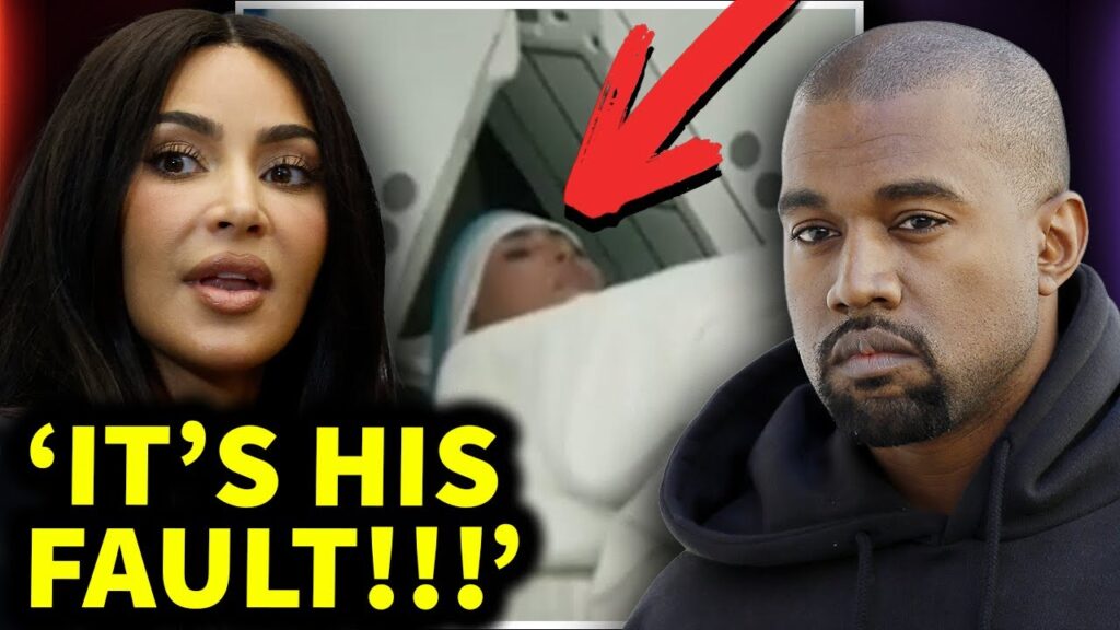 Kim Kardashian In HOSPITAL – BLAMES KANYE!