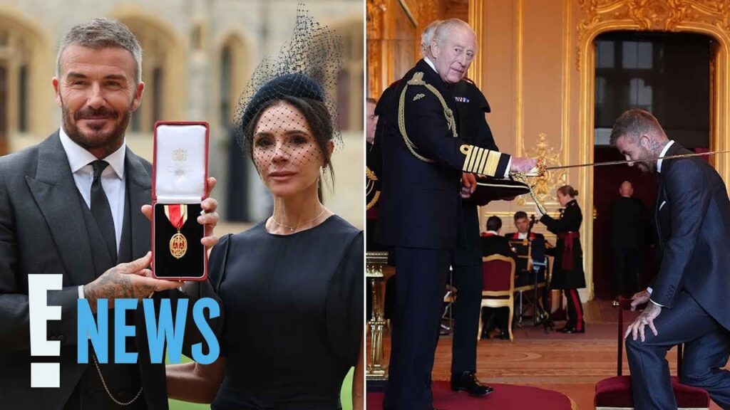 David Beckham Reacts to Receiving Knighthood From King Charles III